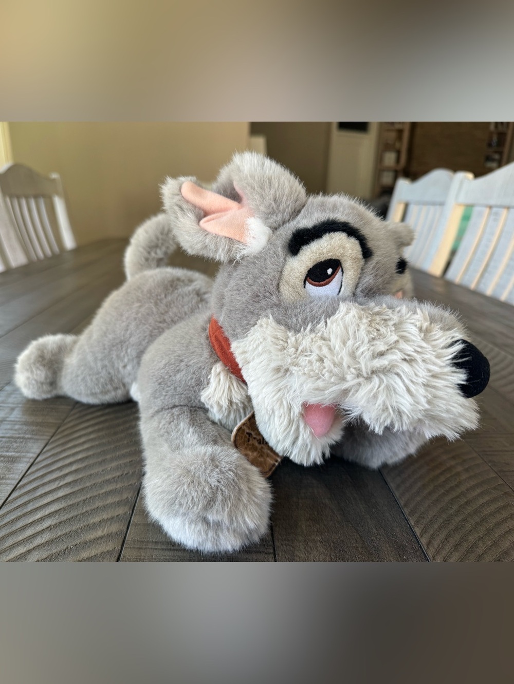 Vintage Disney Store Tramp Plush Dog from ‘Lady And The Tramp’